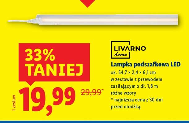 Lampka podszafkowa LED