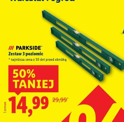 PARKSIDE Zestaw 3 poziomic