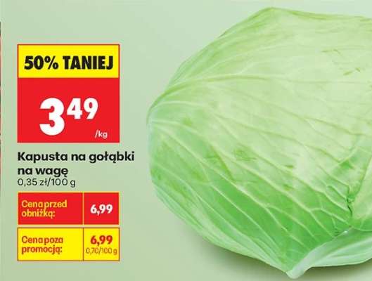 Kapusta na gołąbki na wagę