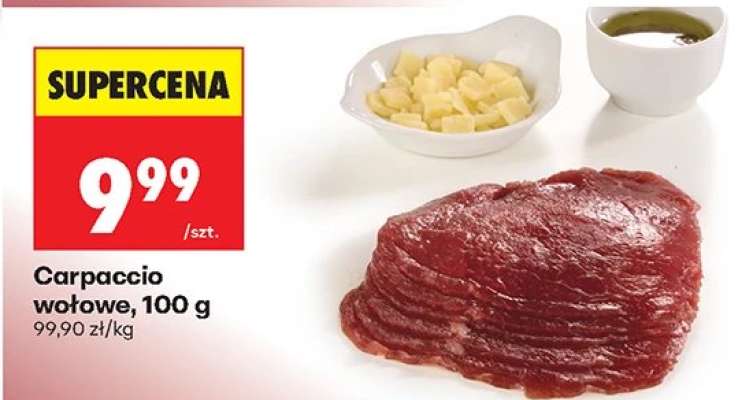 Carpaccio wołowe, 100 g