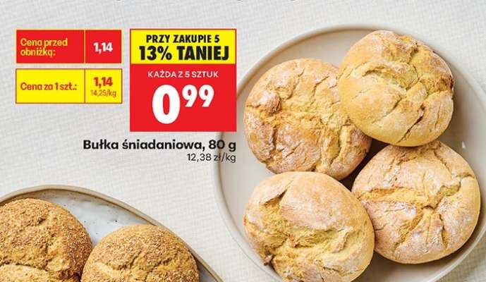 bułka śniadaniowa 80 g
