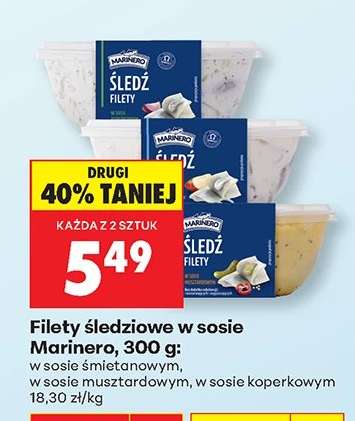 Filety śledziowe w sosie Marinero, 300 g