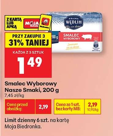 Smalec Wyborowy Nasze Smaki 200 g
