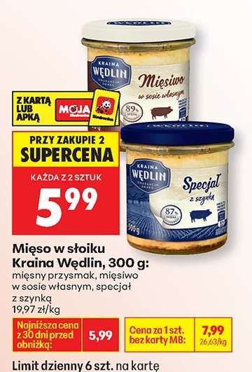 Mięso w słoiku Kraina Wędlin, 300 g