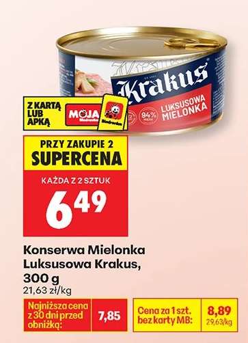 Konserwa Mielonka Luksusowa Krakus, 300 g