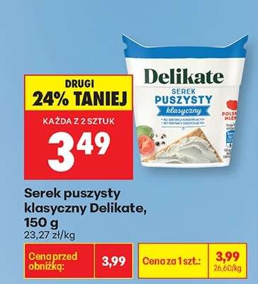 Serek puszysty klasyczny Delikate, 150 g