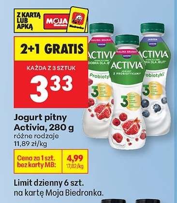 Jogurt pitny Activia , 280 g