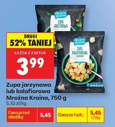 Zupa jarzynowa lub kalafiorowa Mroźna Kraina , 750 g