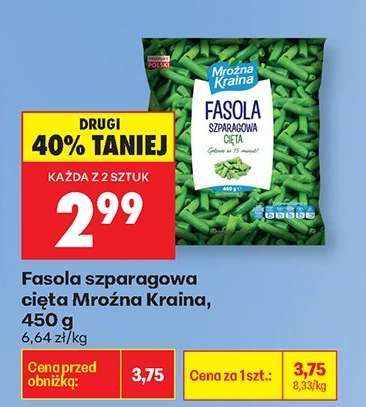 Fasola szparagowa cięta Mrożna Kraina 450 g