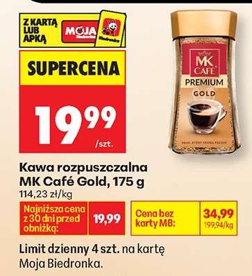 Kawa rozpuszczalna MK Café Gold 175 g