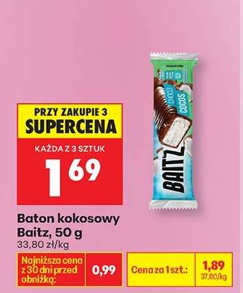 Baton kokosowy Baitz, 50 g