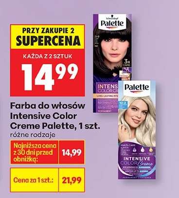 Farba do włosów Intensive Color Creme Palette, 1 szt.