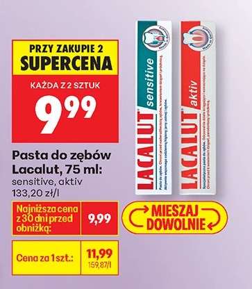 Pasta do zębów Lacalut, 75 ml