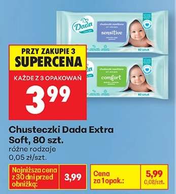 Chusteczki Dada Extra Soft 80 szt
