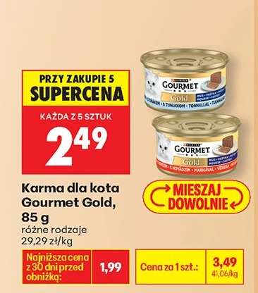 Karma dla kota Gourmet Gold, 85 g