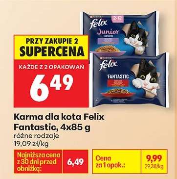 Karma dla kota Felix Fantastic 4x85 g