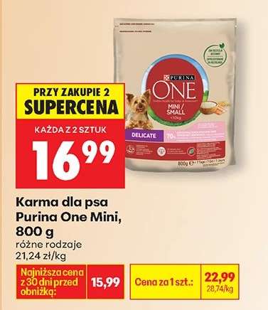 Karma dla psa Purina One Mini 800 g