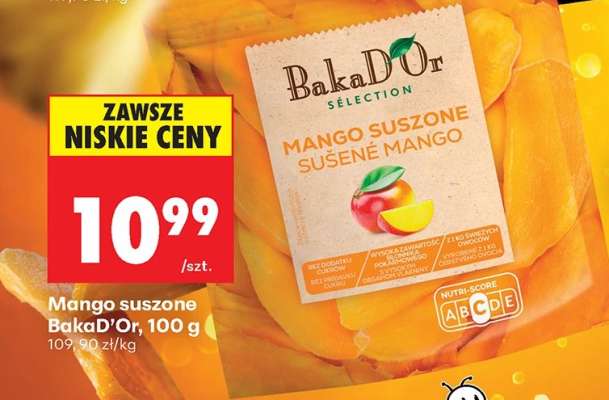 Mango suszone BakaD’Or, 100 g