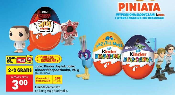 Jajko Kinder Joy lub Jajko Kinder Niespodzianka, 20 g