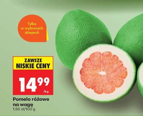 Pomelo różowe na wage