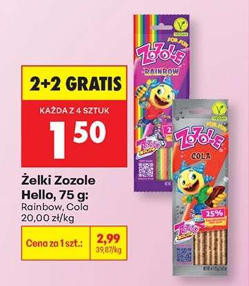Żelki Zozole Hello, 75 g