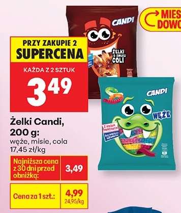 Żelki Candi, 200 g