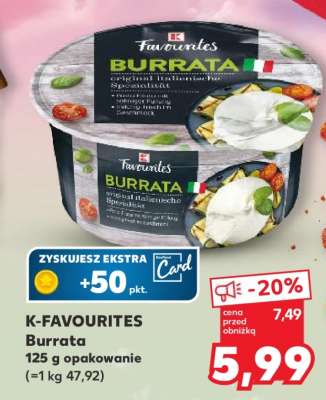 K-FAVOURITES Burrata