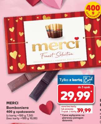 MERCI Bomboniera 400 g opakowanie