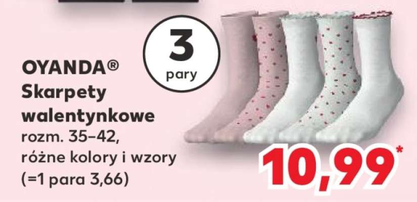OYANDA® Skarpety walentynkowe