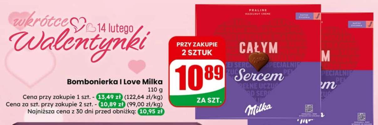 Bombonierka I Love Milka