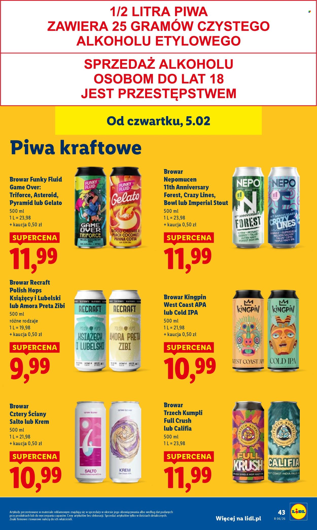 Gazetka Lidl - 5.02.2026 - 7.02.2026. Strona 45