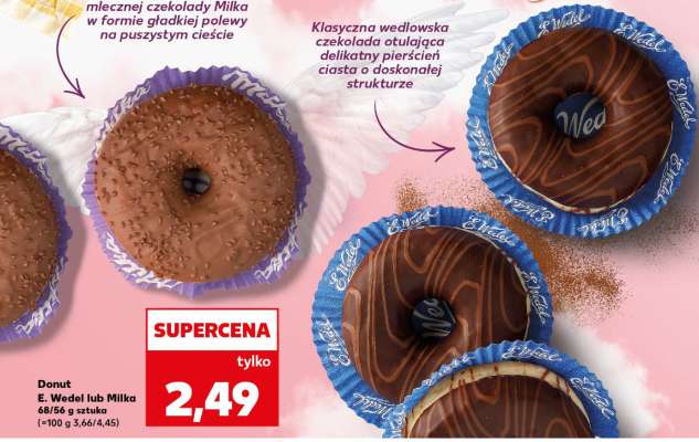 Donut E. Wedel lub Milka