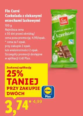 Fin Carré Czekolada z siekanymi orzechami laskowymi