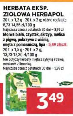HERBATA EKSP. ZIOŁOWA HERBAPOL