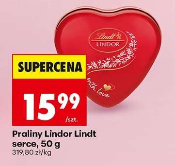 Praliny Lindor Lindt serce, 50 g