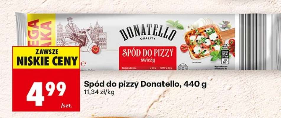 Spód do pizzy Donatello , 440 g