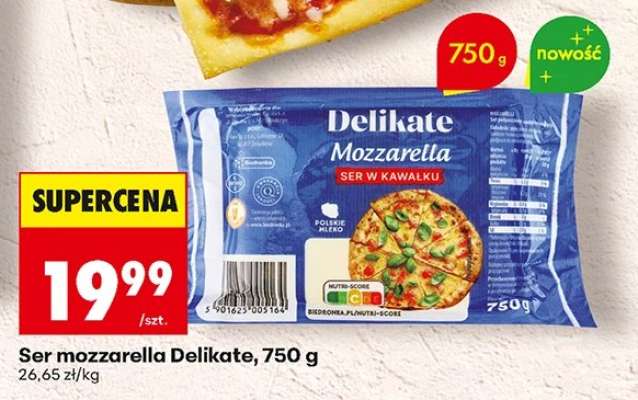 Ser mozzarella Delikate, 750 g