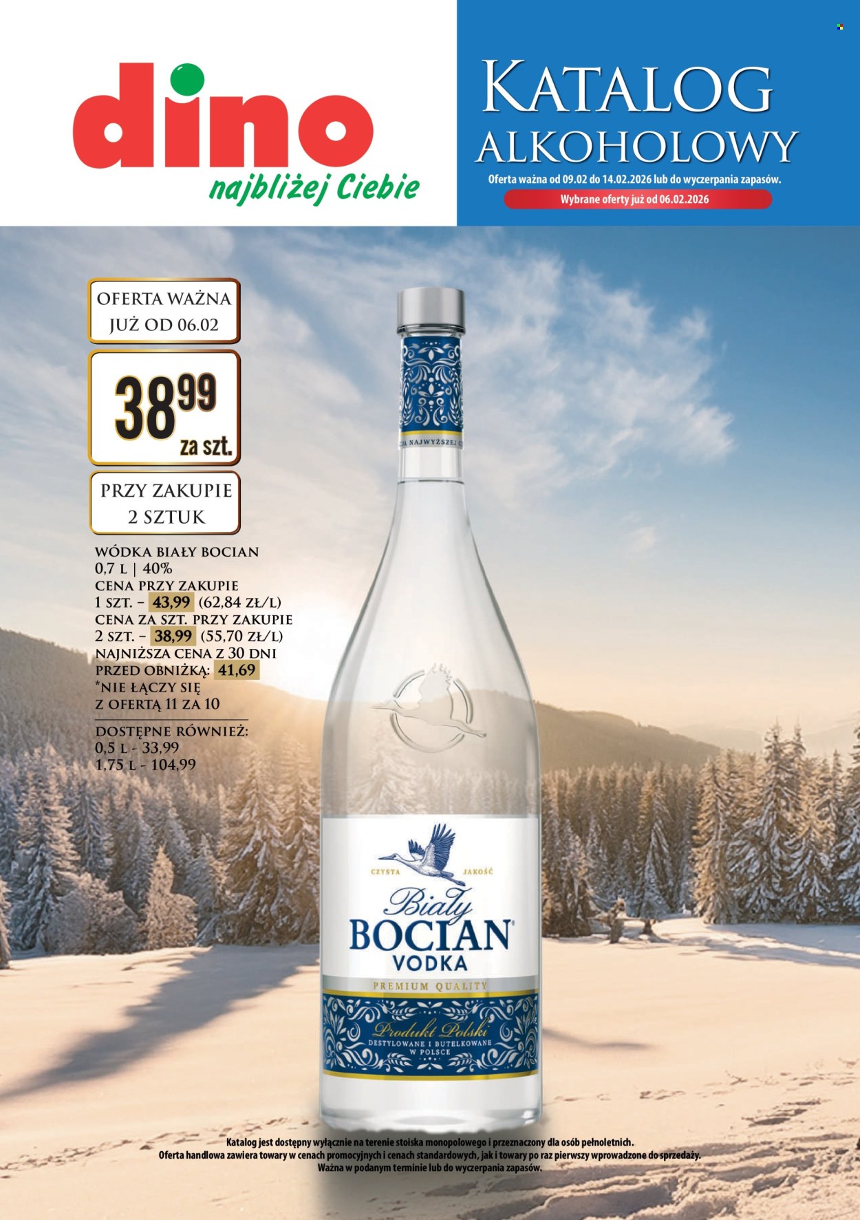 Gazetka Dino - 6.02.2026 - 14.02.2026. Strona 1