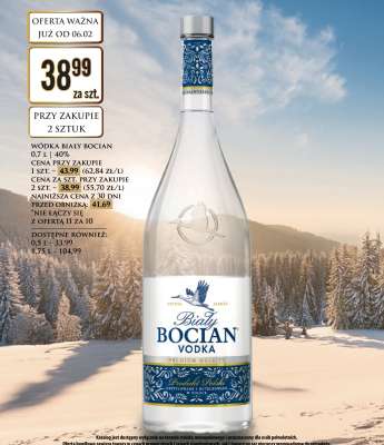 WÓDKA BIAŁY BOCIAN 0,7 L