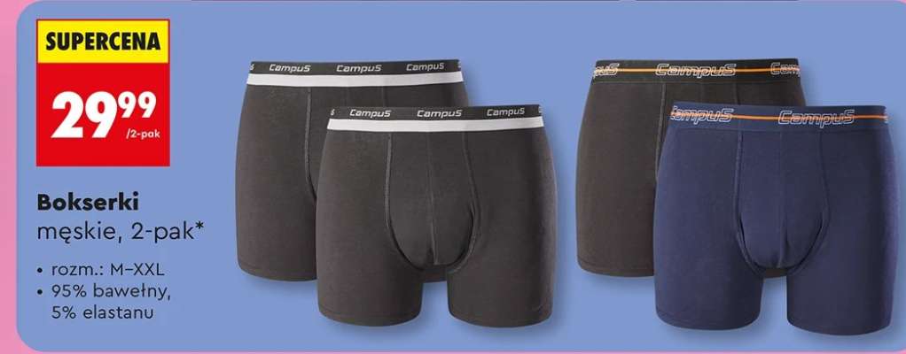 Bokserki męskie , 2 pak