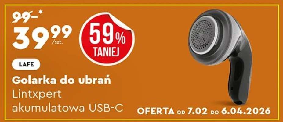 Golarka do ubrań Lintxpert akumulatorowa USB-C