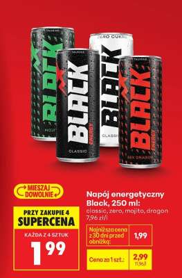 Napój energetyczny Black, 250 ml