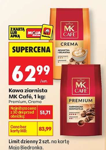 Kawa ziarnista MK Café, 1 kg