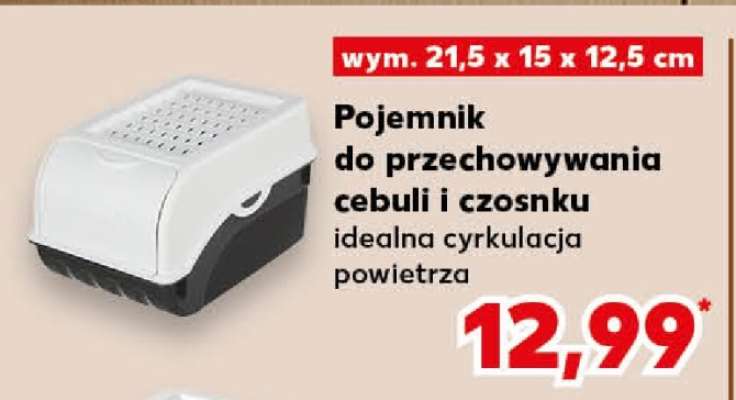 Pojemnik do przechowywania cebuli i czosnku