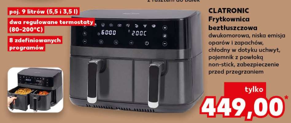CLATRONIC Frytkownica beztłuszczowa