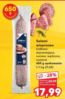 Salami wieprzowe