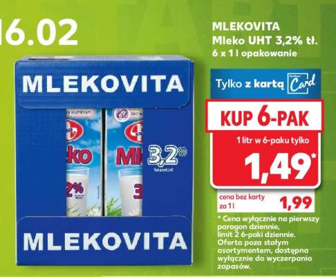 MLEKOVITA Mleko UHT 3,2% tł.