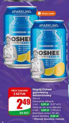 Napój Oshee gazowany witaminowy