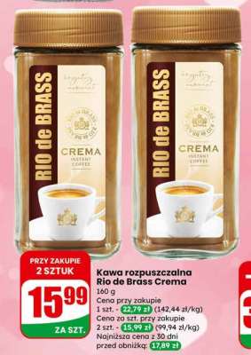 Kawa rozpuszczalna Rio de Brass Crema