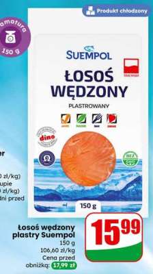 Łosoś wędzony plastry Suempol